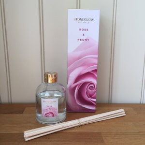 Stoneglow Candles Botanic Collection Rose & Peony Reed Diffuser