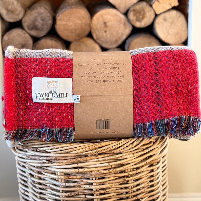 Tweedmill Textiles Ltd Wool Throw - Thumbnail 4