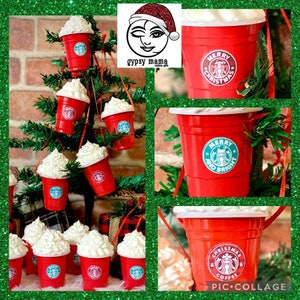 Custom Mini Latte Christmas Ornament- personalized for you!
