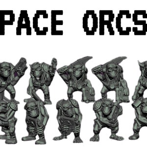 Orc Boyz | Oldhammer SPACE ORCS | TWG Miniatures