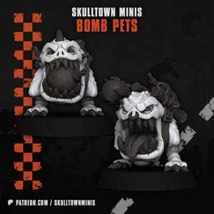 Orc Bomb Pets | Skulltown Minis
