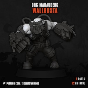 Ork Wand Busta | Schädelstadt Minis