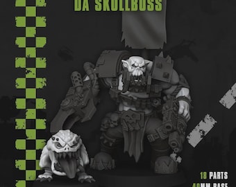 Da Skull Boss| Orc | Skulltown Minis
