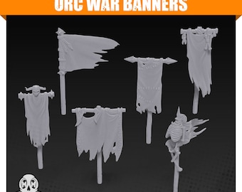 Orc War Banners | MaliciousMinis