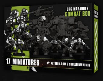 Combat Box | Orc Marauders | Skulltown Minis