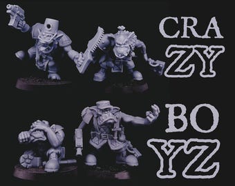 Crazy Boyz | Space Orcs | Trollet Miniatures