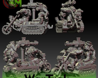 Retro Orc War Trakktor | @Trollet_Miniatures