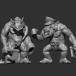 Ork Pitfighters Diorama | Spaceorks @Trollet_Miniatures