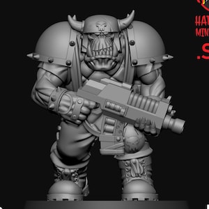 Classic Ork Boy | Retro Space Orks | Hardcore Miniatures