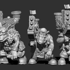 Missile Launcher Boyz | Space Orks | Trollet Miniatures