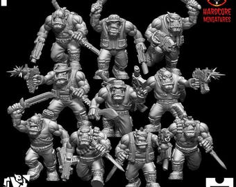 Orkachan Jungle Boyz | Hardcore Miniatures