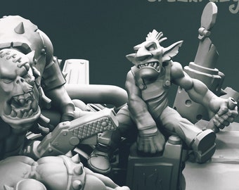 Goblin Rider voor Mega War Trike | Space Orcs | OrcsKrazy