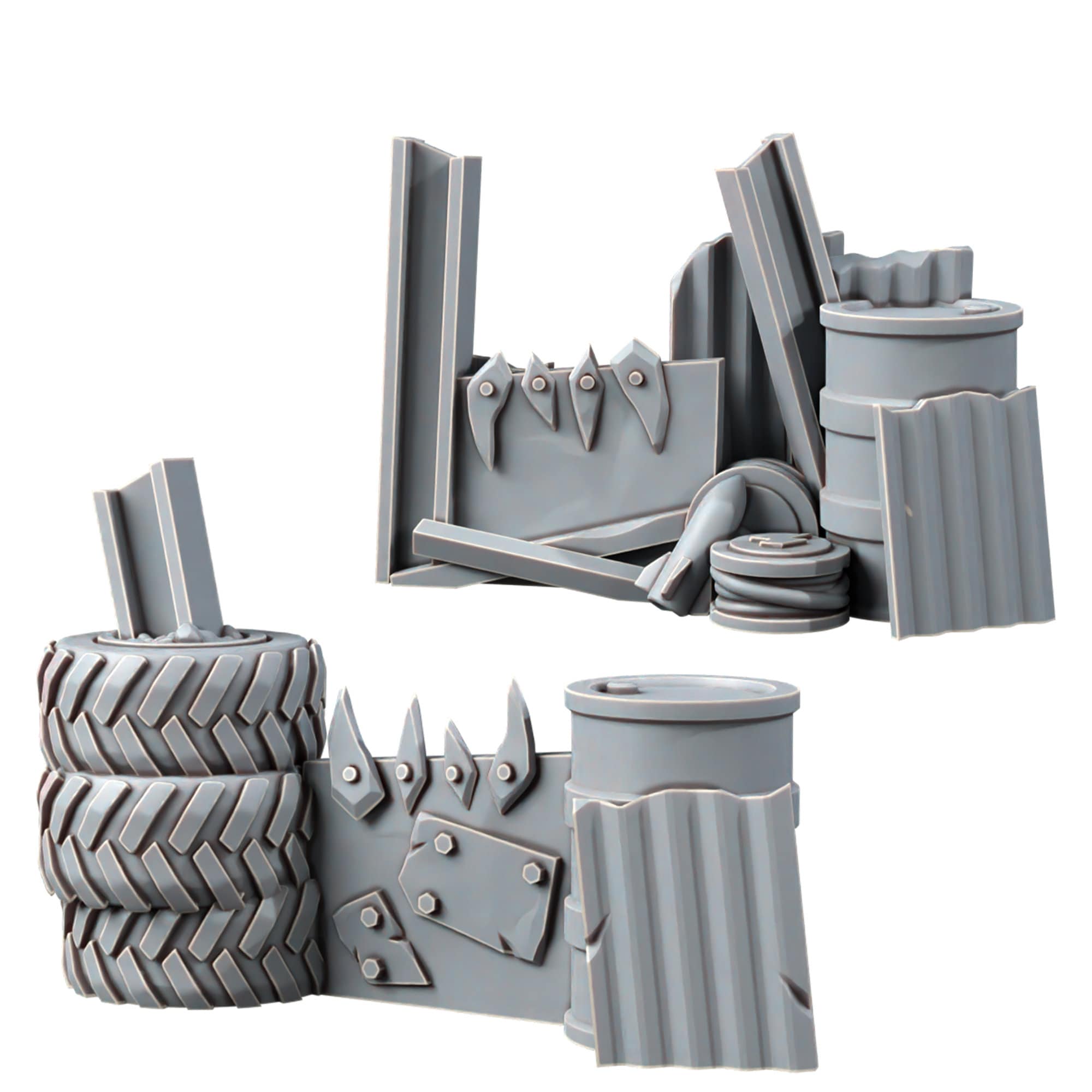 Ork Junk Barricades | MaliciousMinis