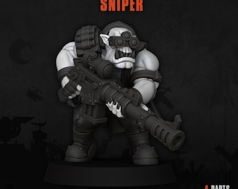 Ork-sluipschutter | Skulltown-mini's