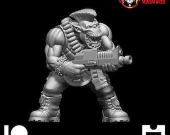 Retro Orc Boy #06 | Space Orcs | Hardcore Miniatures