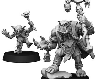 Ork Shaman with Goblin Sidekick | Weirdboy