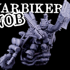 Ork Warbiker Nob | Space Orks | Trollet Miniatures