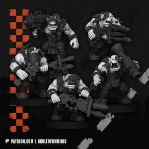 Orc Rokkit Boyz | Skullboy Kanbustaz Krew | Skulltown Minis