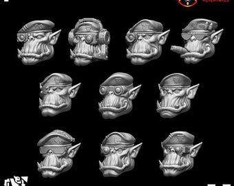 Retro Ork Baskenmützen | Eingefleischte Miniaturen