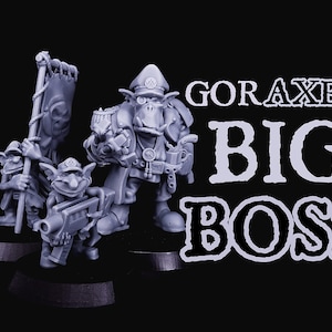 GorAxe Big Boss | Space Orks | Trollet Miniatures