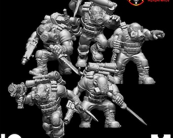 Spec Ops Orcs | Commando Orcs | Hardcore Miniatures