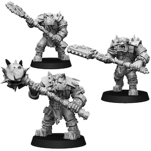 Ork Sergeants | Nobz | @MaliciousMinis