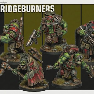 ブリッジバーナーズ v1 | ブラックオプス オーク | レッドピルグリムミニチュア