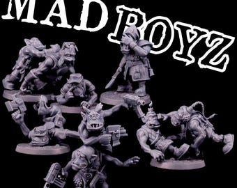 Mad Boyz | Space Orcs | Trollet Miniatures