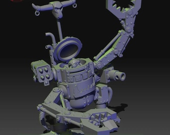 Big Stompy Bot  | Space Orcs | @Trollet_Miniatures