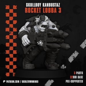 Orc Rocket Lobba 3 | Skulltown Minis