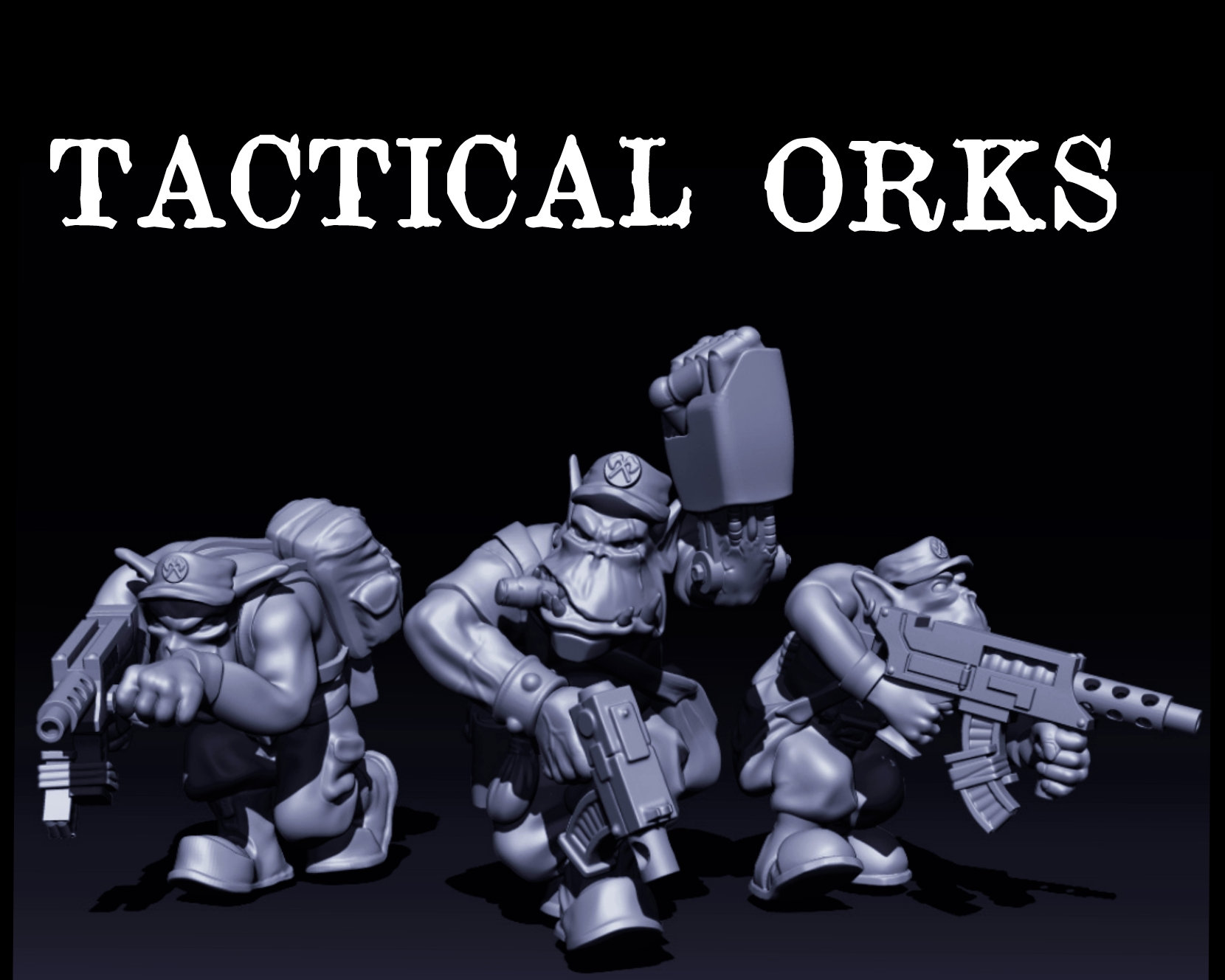 GorAxe Tactical Orks | Space Orks | Trollet Miniatures