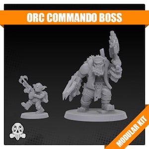 Ork Kommando Nob | @MaliciousMinis