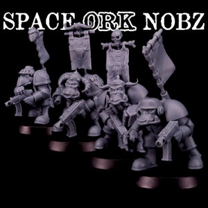 Ork Nobz | Space Orks | Trollet Miniatures