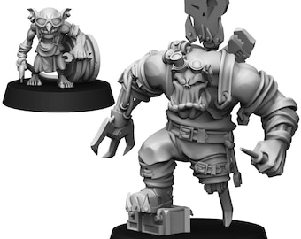 Ork Mek con Goblin Sidekick / Weirdboy