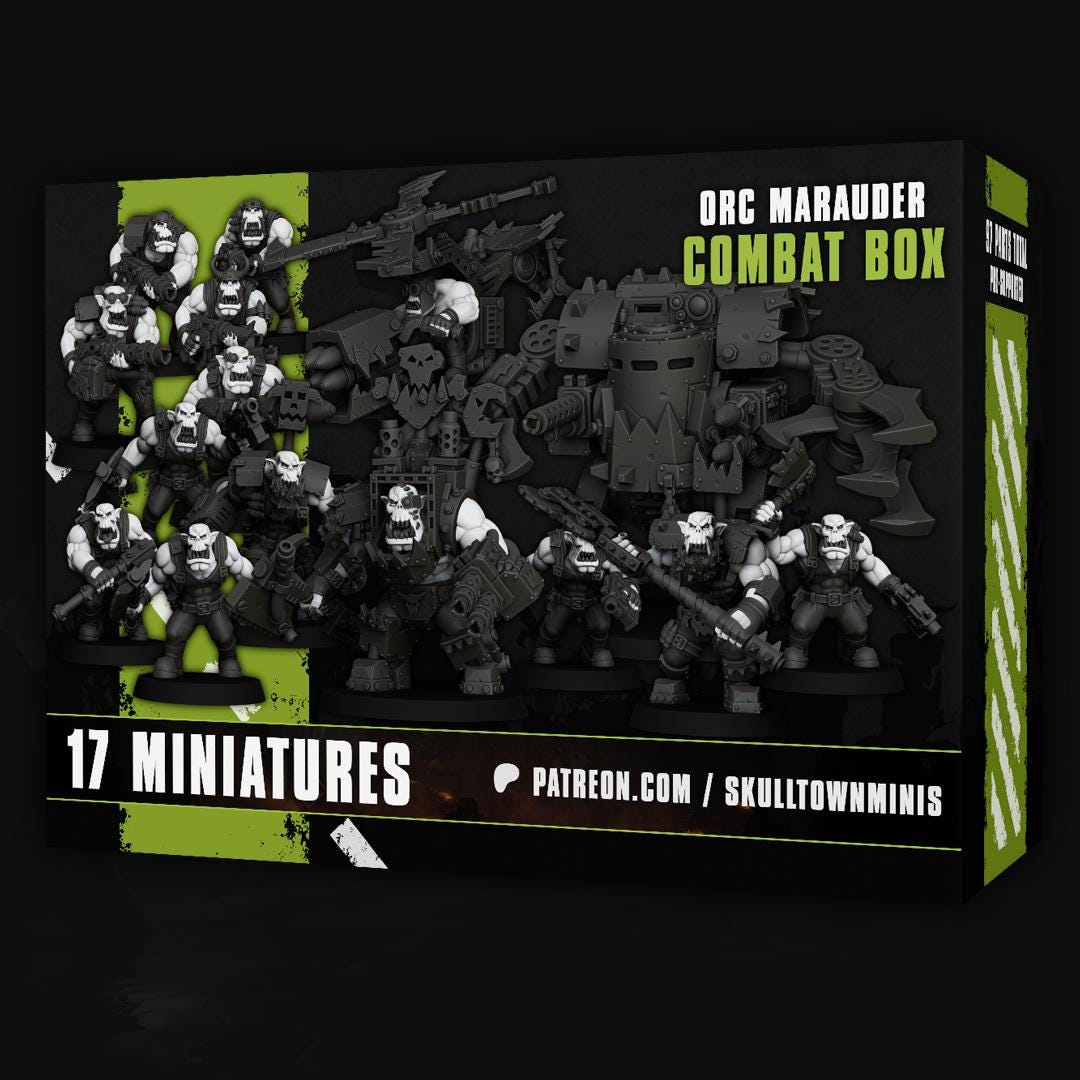 Ork Carro Da Guerra Corazzato Pesante - Miniature Eight Legs - Modello Orkz, UK