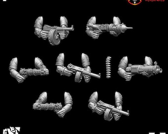 Orc Commando Shoota Arms | Hardcore Miniatures