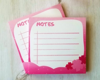 Cherry Blossom Dream Sticky Notes | Cute Sticky Notes | Cute Stationery