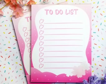 Cherry Blossom Dream To Do List Notepad | Cute Stationery