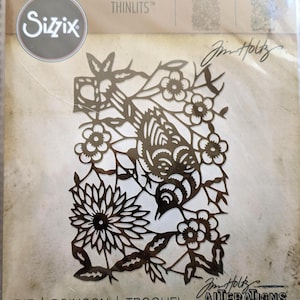 Tim Holtz Thinlits Funky Collection and Nature Dies