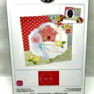 Cartão Majestic Flip-its, Sizzix Bigz Movers & Shapers L, 658702 NOVO