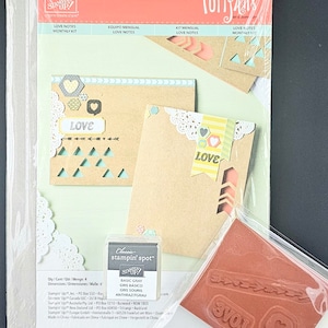 Stampin&#39; Up! Love Notes Monthly Kit Paper Pumpkin Card Kit NEW