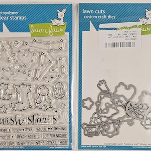 Gazon Fawn Upon a Star Stempel en stansset LF1407 LF1408