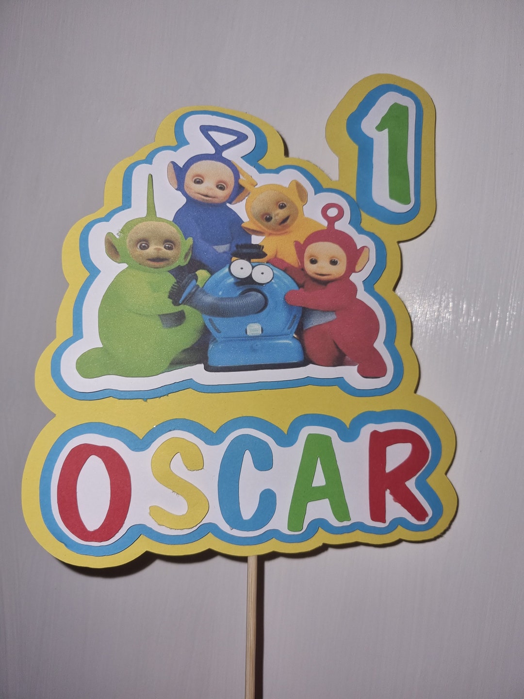 Teletubbies 3d Cake Topper Personalised Cake Topper Any Cake Topper Etsy
