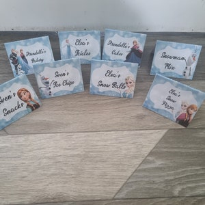 Frozen Place Cards - Etsy UK