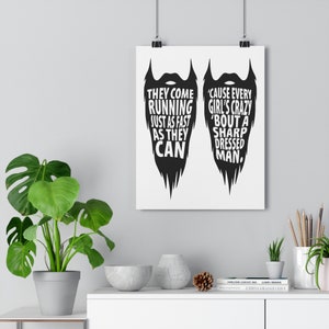 ZZ Top Inspired Poster Print