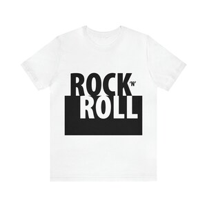 Unisex Rock n Roll Music Graphic T-Shirt