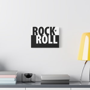 Music Gift: Rock n Roll Canvas