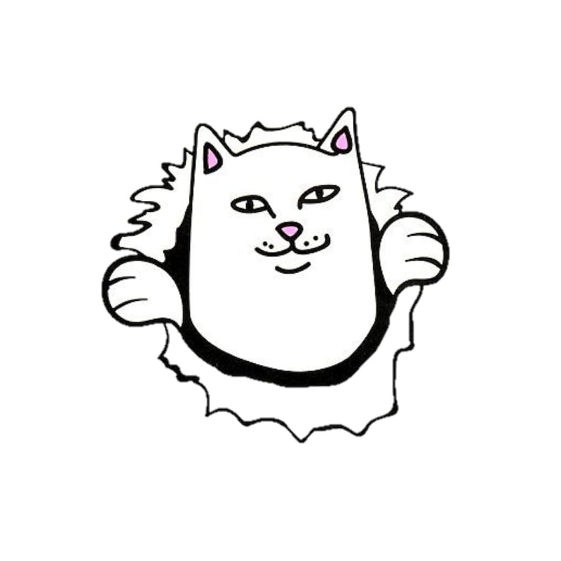 Rip N Dip Cat Layered Svg Cut Files 3 Files Personal Use Only | Etsy