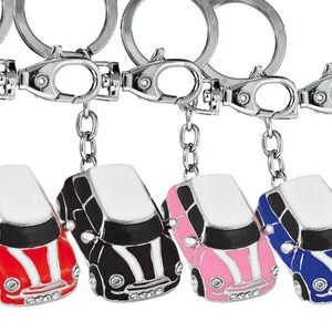 Waterdrop PU Leather Car Logo Keychain Keyring Key Holder for MINI COOPER  Countryman Paceman Clubman JCW Coupe Roadster R50 R52 R56 R57 R58 R60 etc.