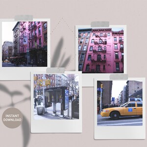Printable Aesthetic Polaroids Polaroid Decor Journaling | Etsy